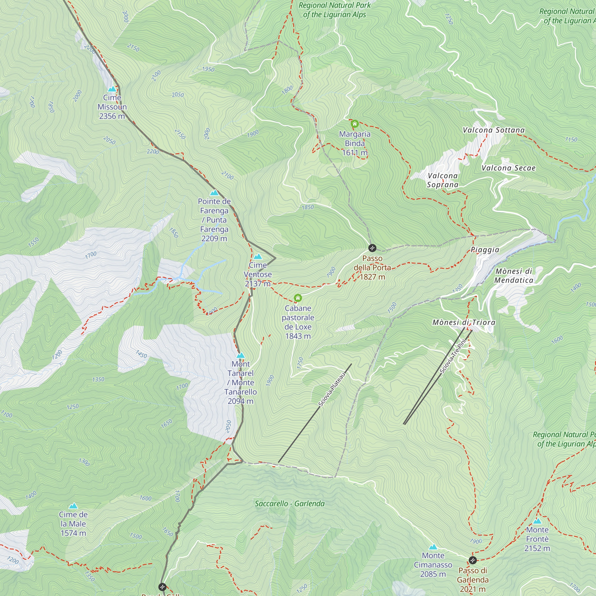 Cabane pastorale de Loxe map