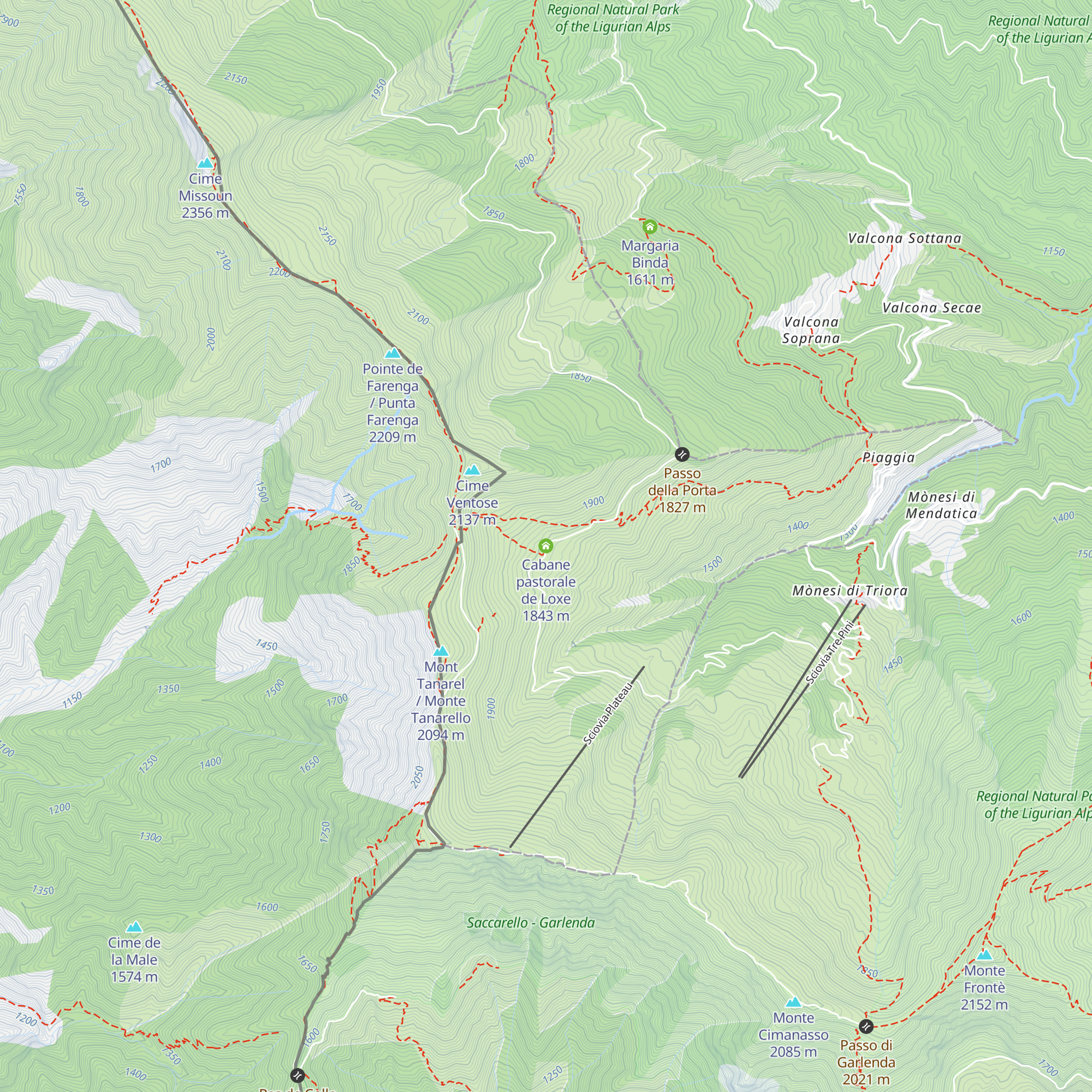 Cabane pastorale de Loxe map