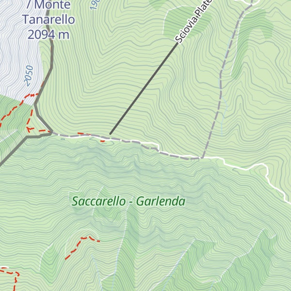 Map of Punta di Santa Maria