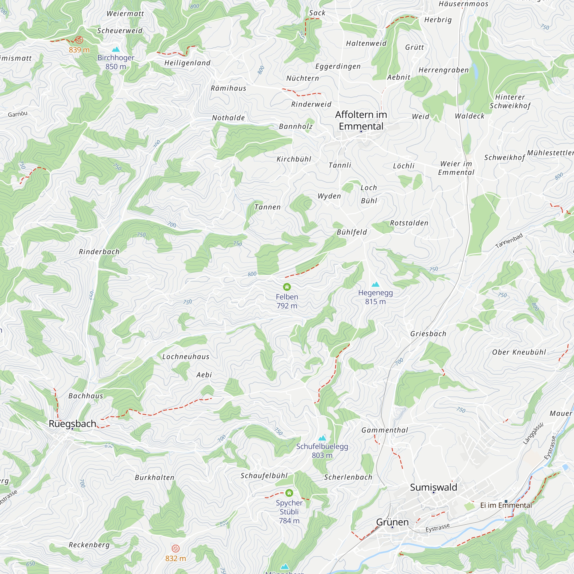 Felben map