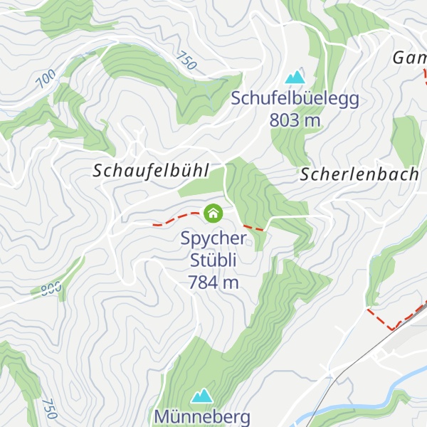 Map of Spycher Stübli