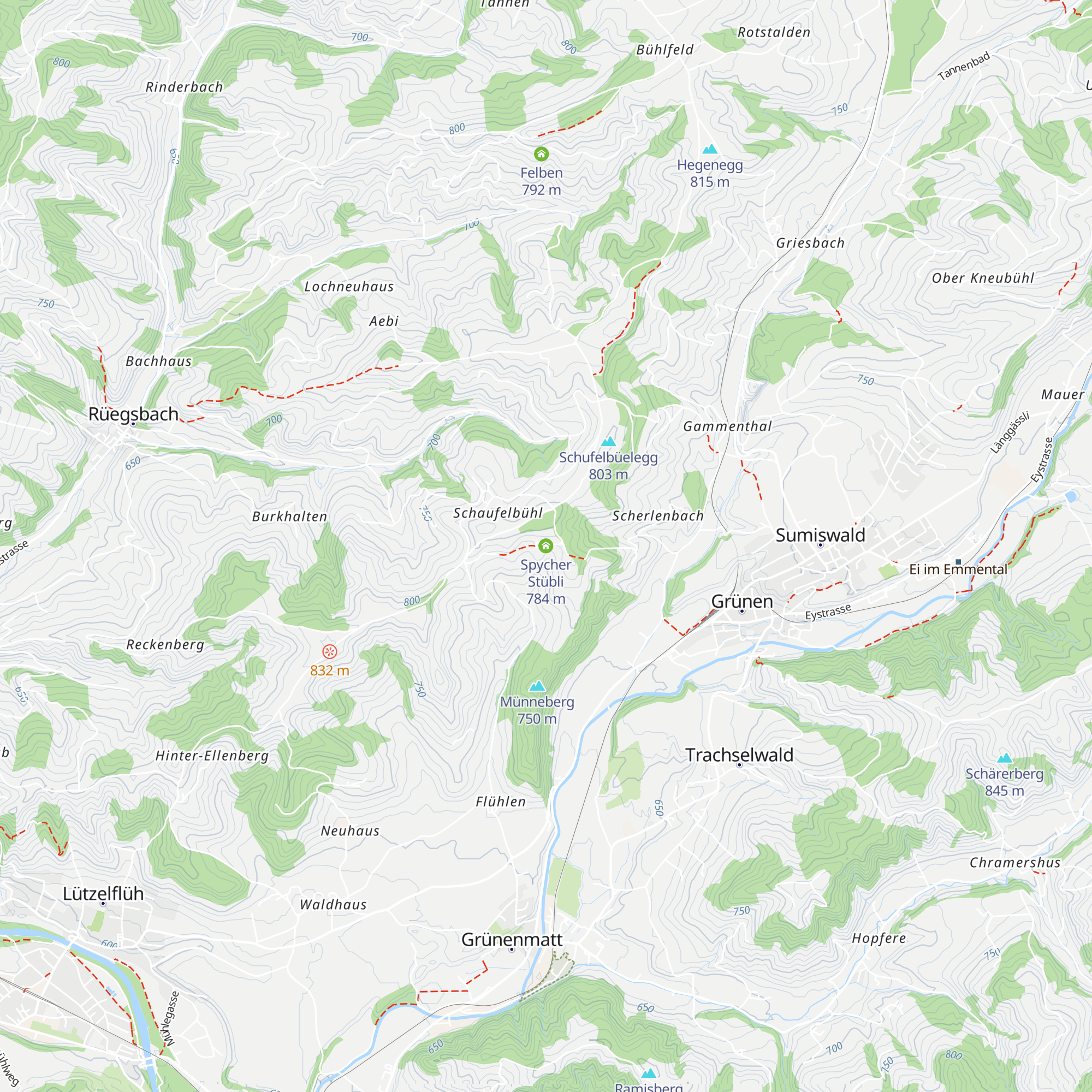 Spycher Stübli map