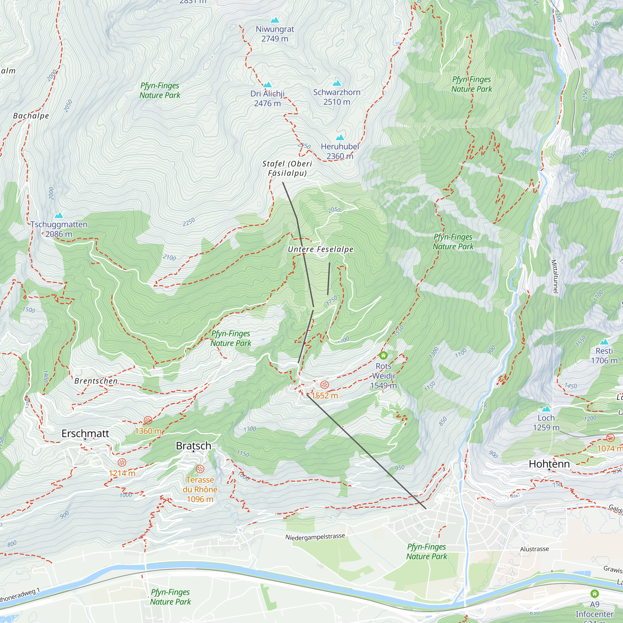 Buffet-Restaurant Üflängen map