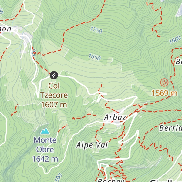 Map of Hotel Au Foi