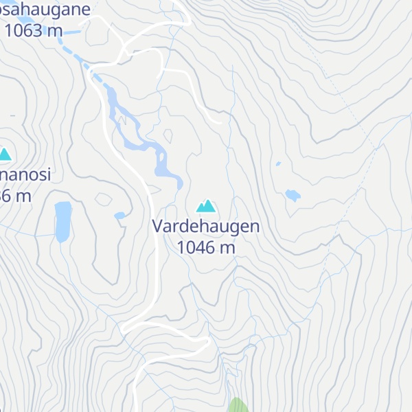 Map of Vardehaugen