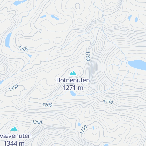 Map of Botnenuten