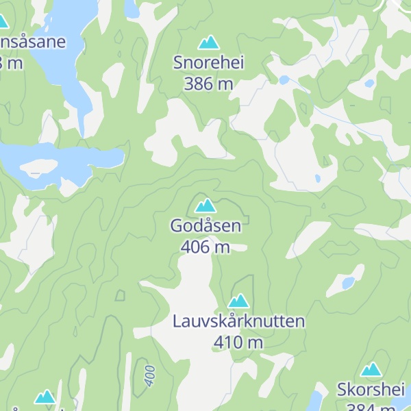 Map of Godåsen