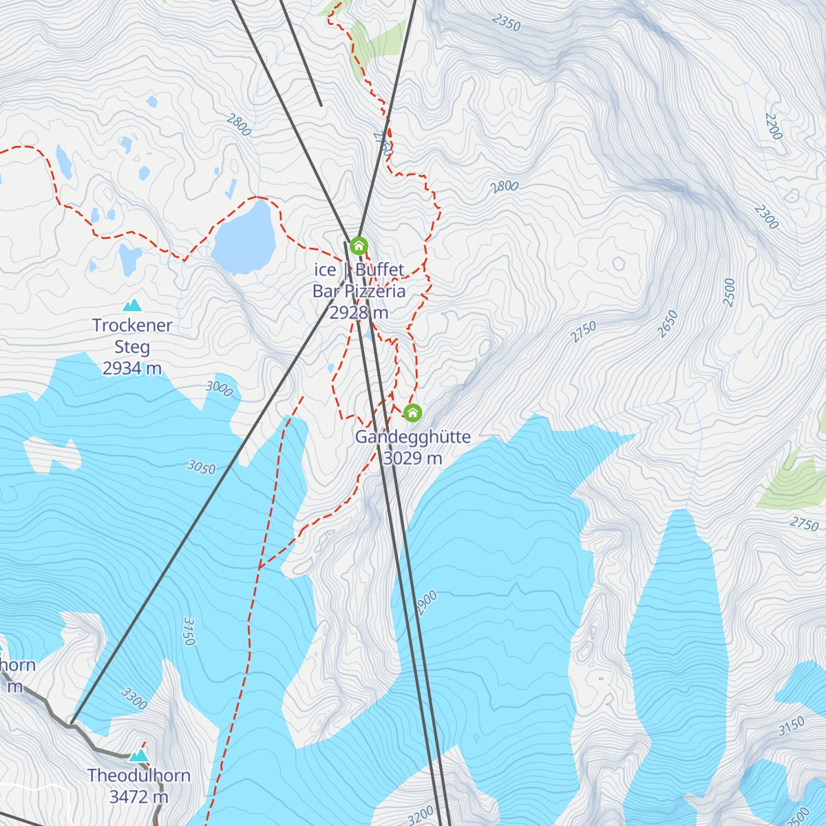 Gandegghütte map
