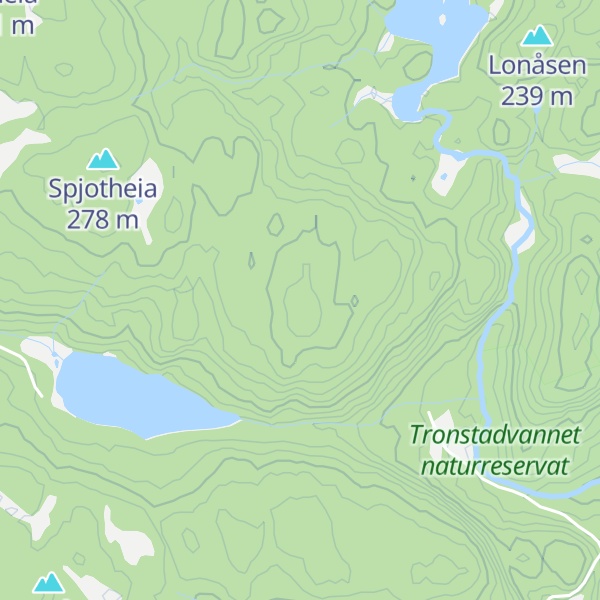 Map of Skuggedalskniben