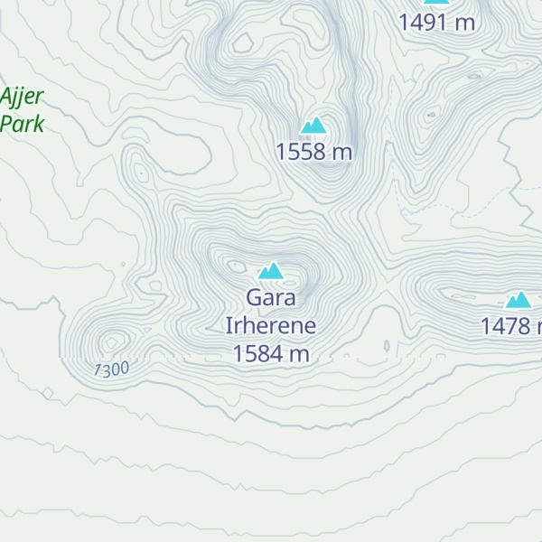 Map of Gara Irherene