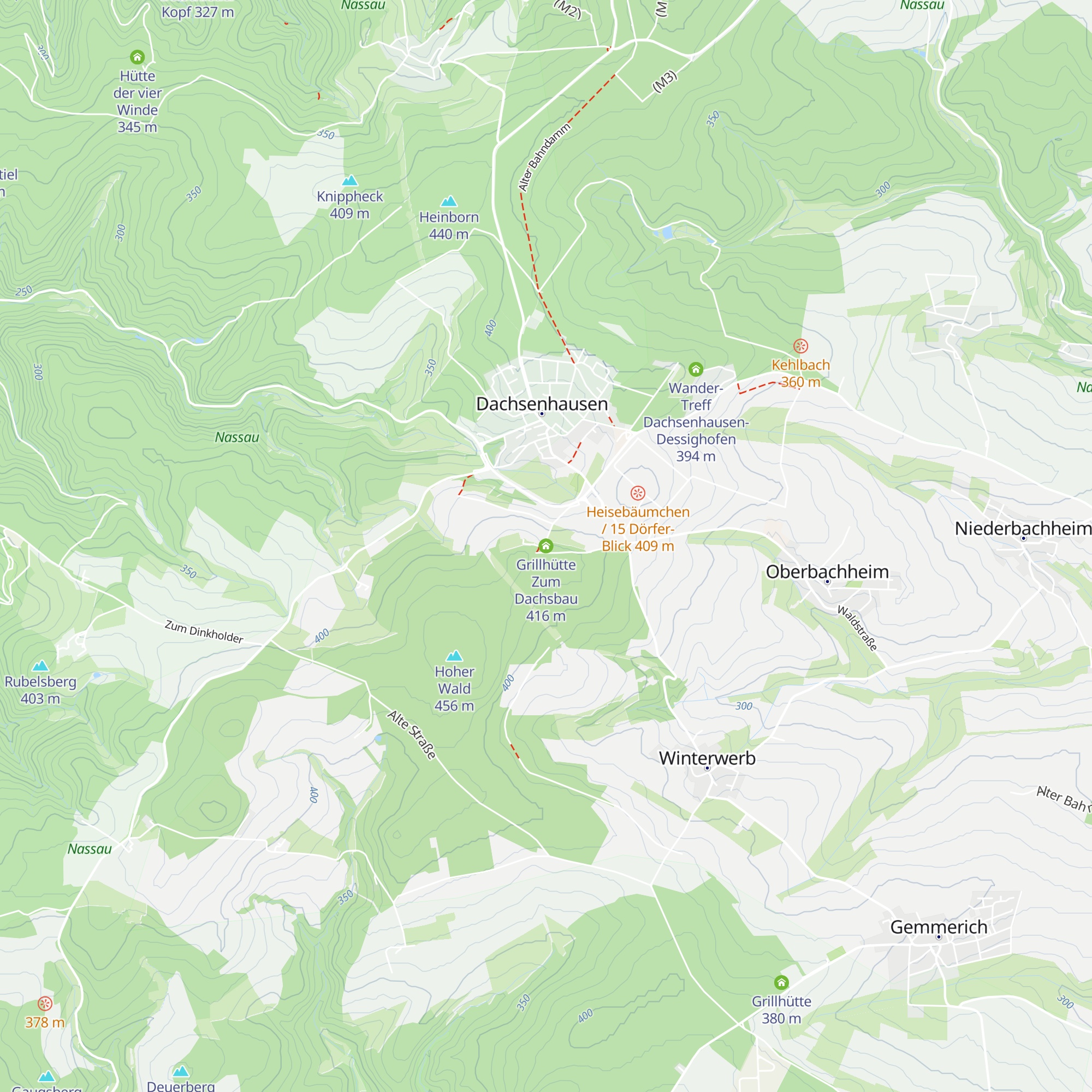 Grillhütte Zum Dachsbau map