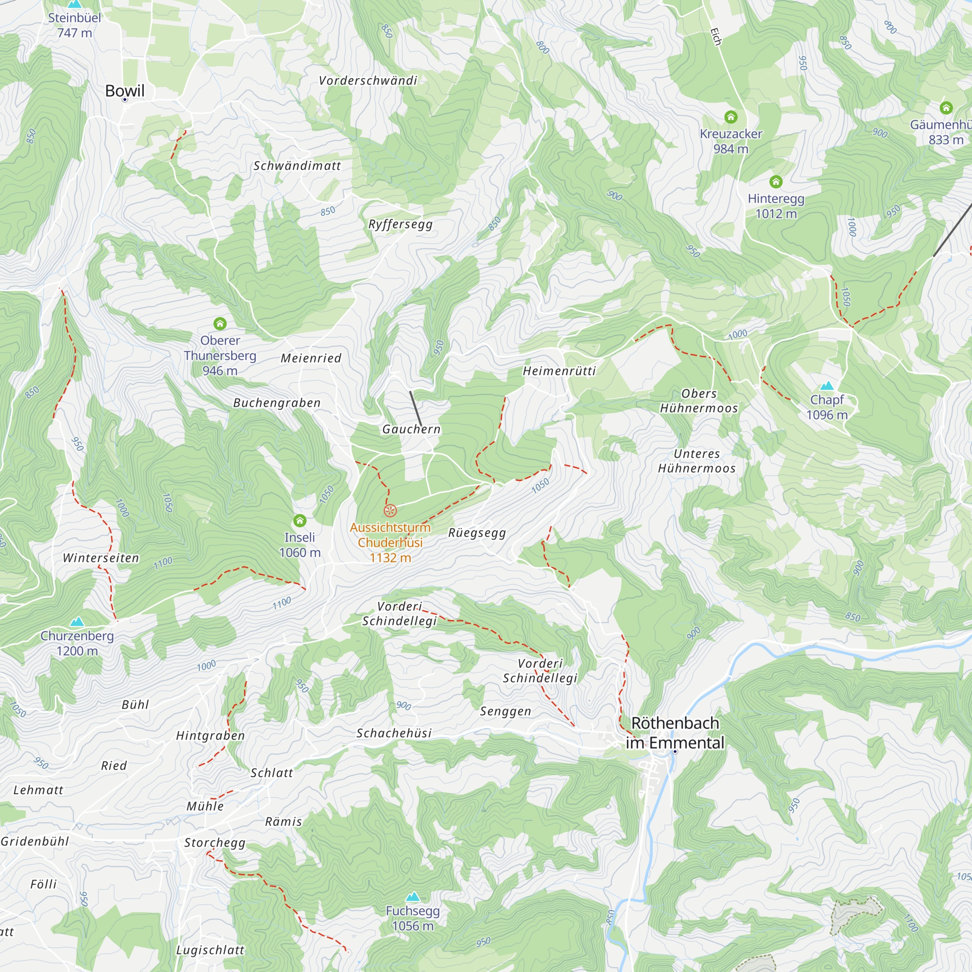 Chuderhüsi map