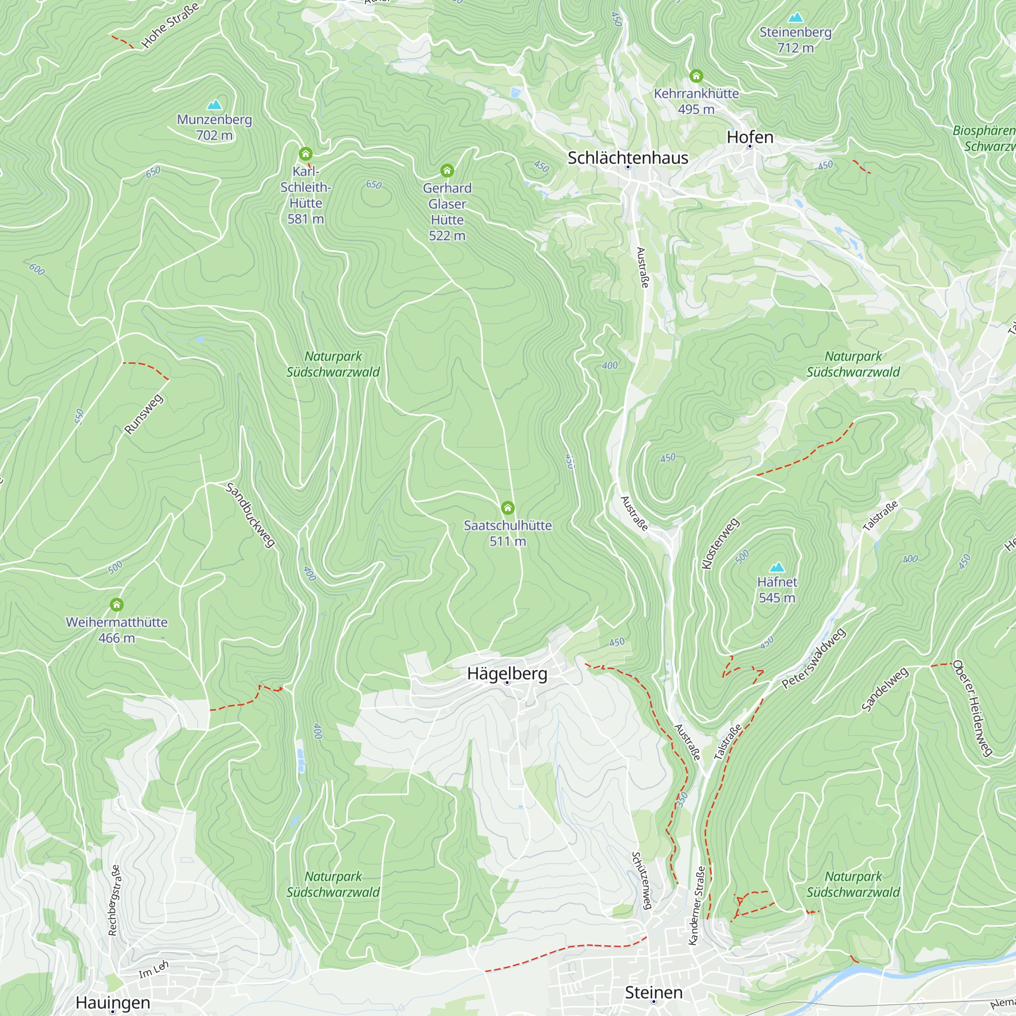 Saatschulhütte map