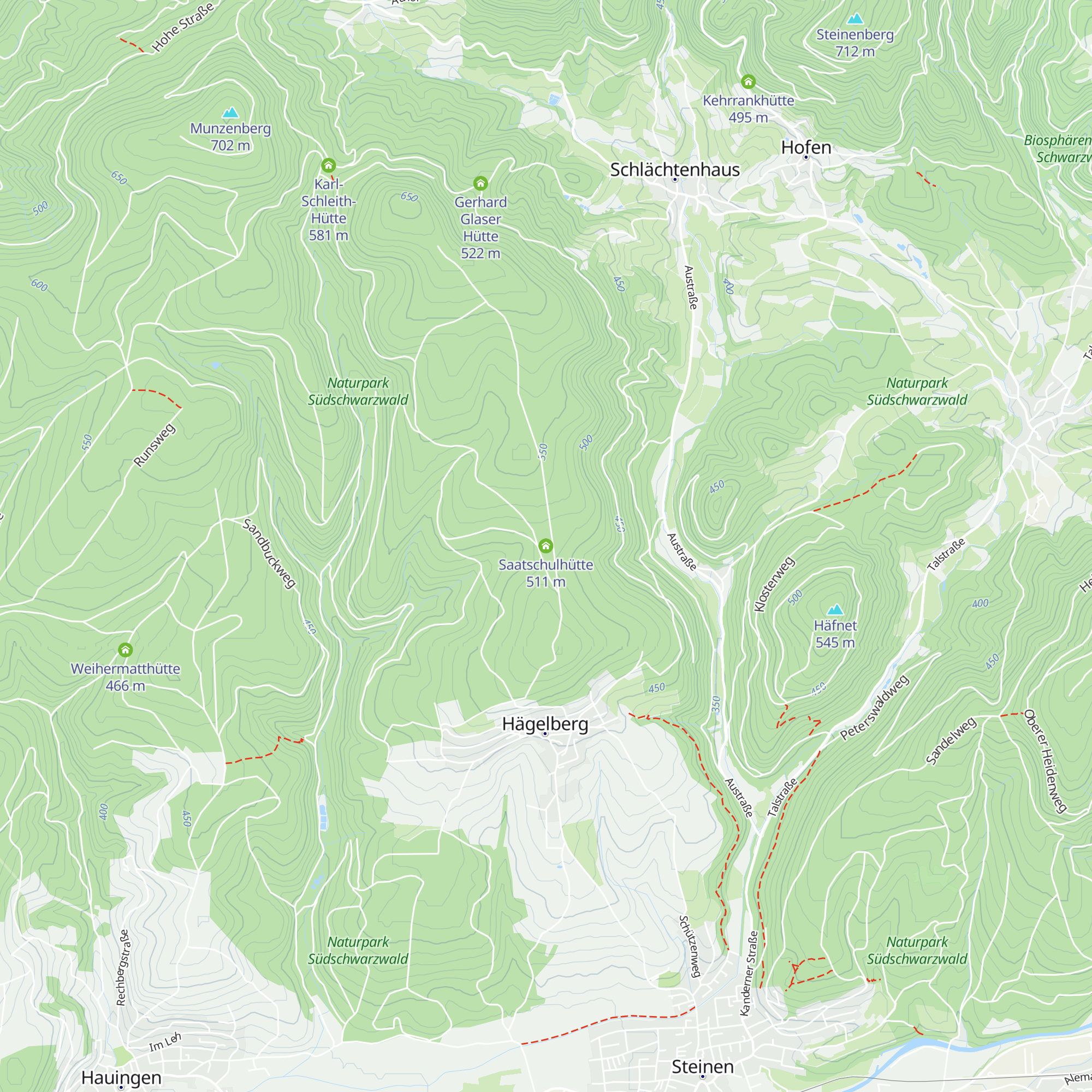 Saatschulhütte map