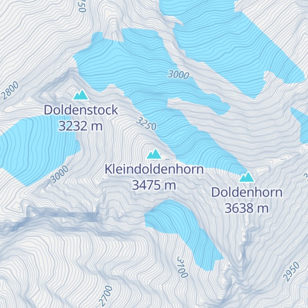 Map of Kleindoldenhorn