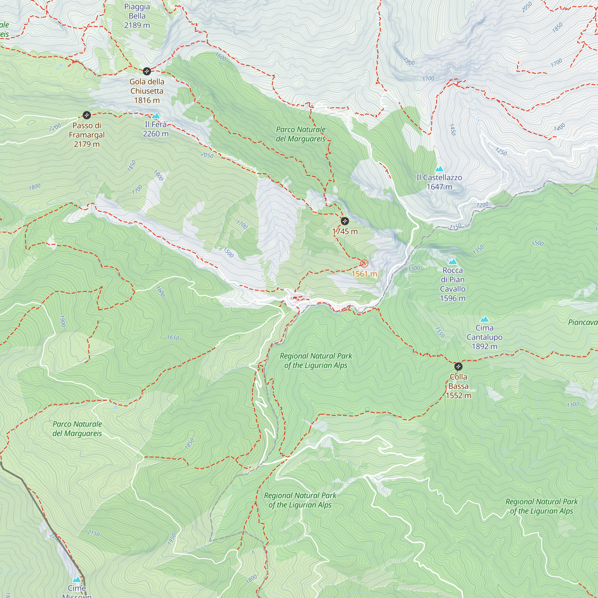 Rifugio La Porta del Sole map