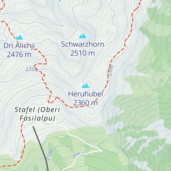 Map of Heruhubel