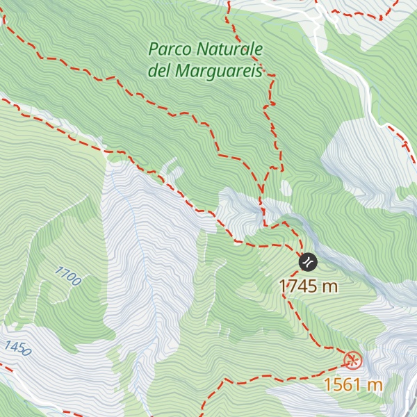 Map of Dente di Carnino