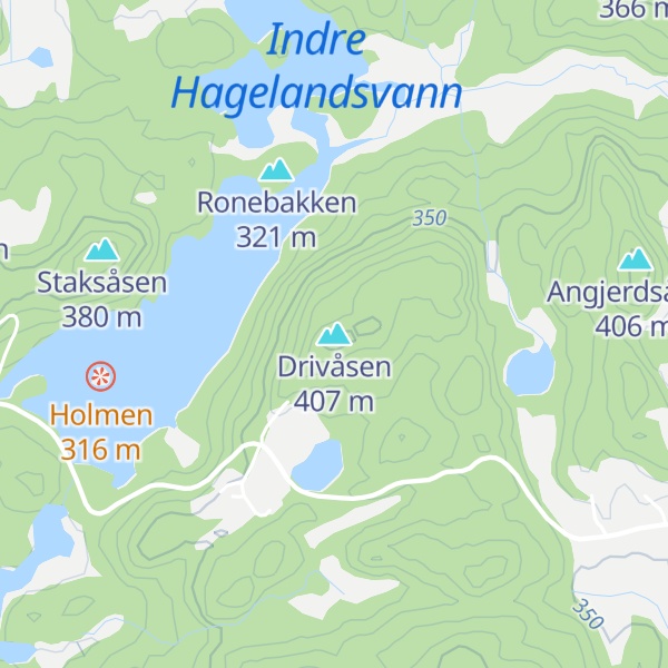 Map of Drivåsen
