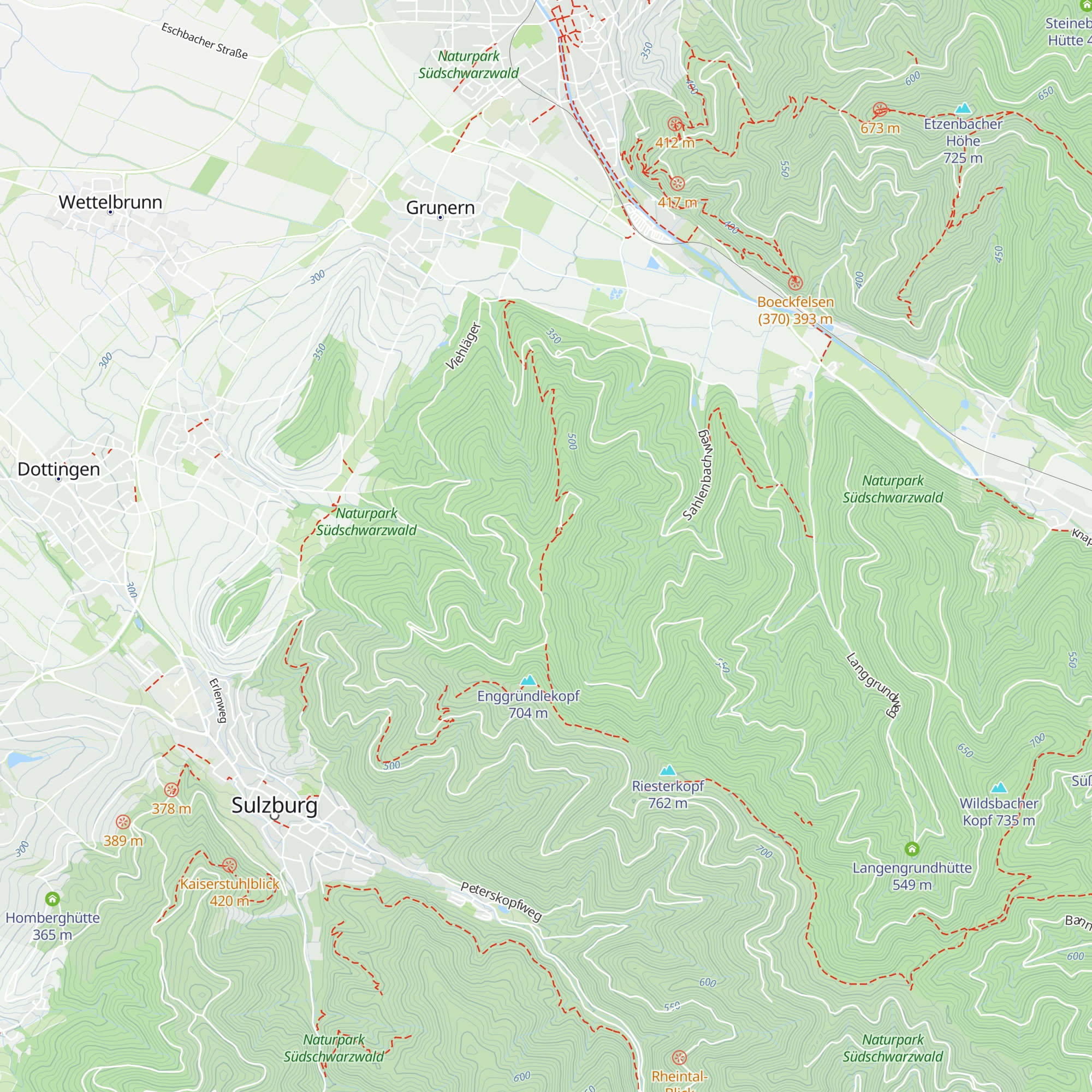 Katzenstuhlhütte map