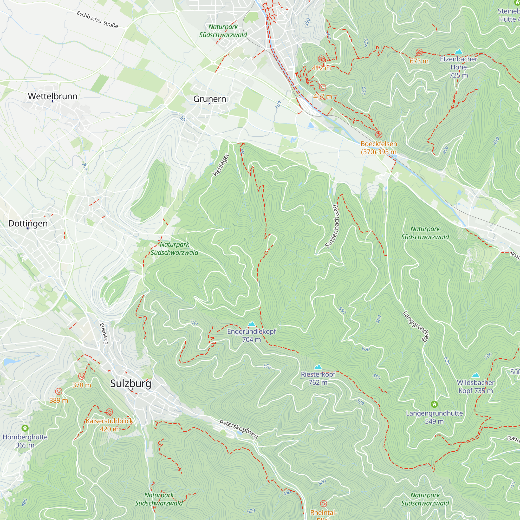 Katzenstuhlhütte map