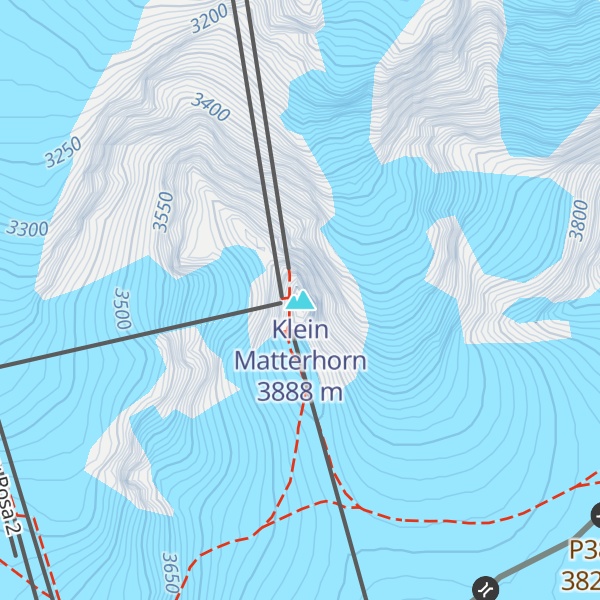 Map of Klein Matterhorn