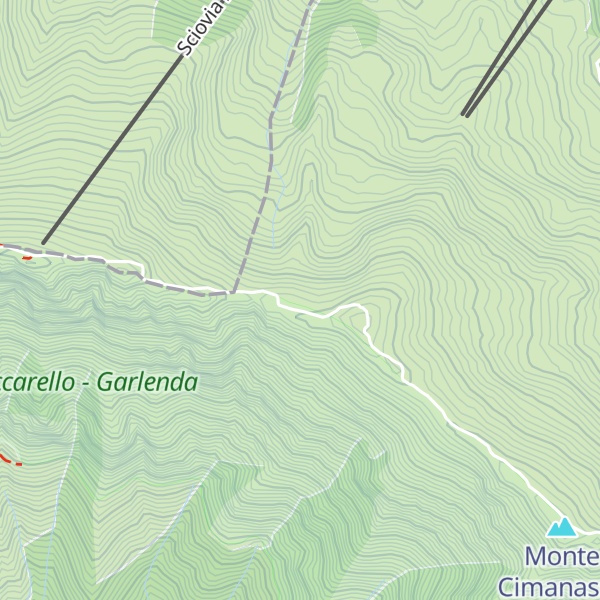 Map of Rifugio La Terza