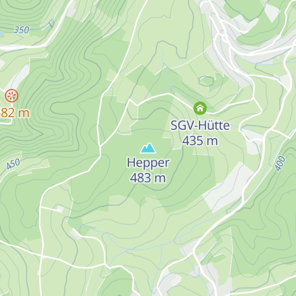 Map of Hepper