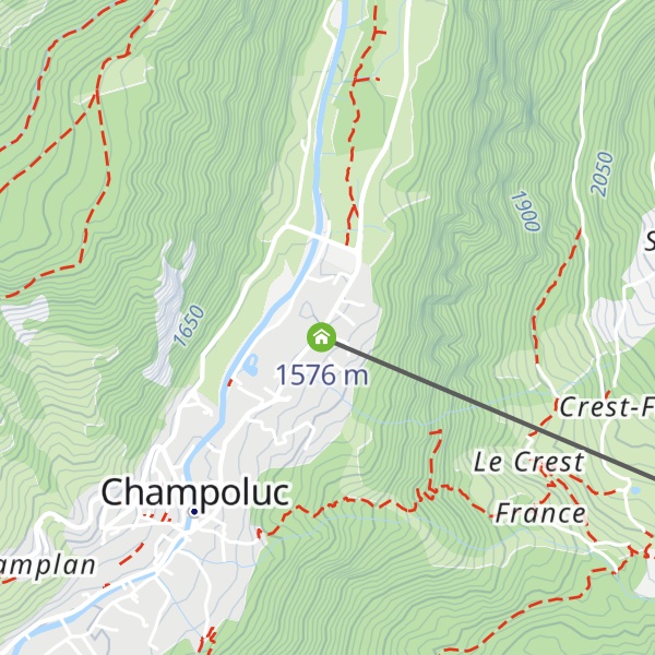 Map of Le Sapin