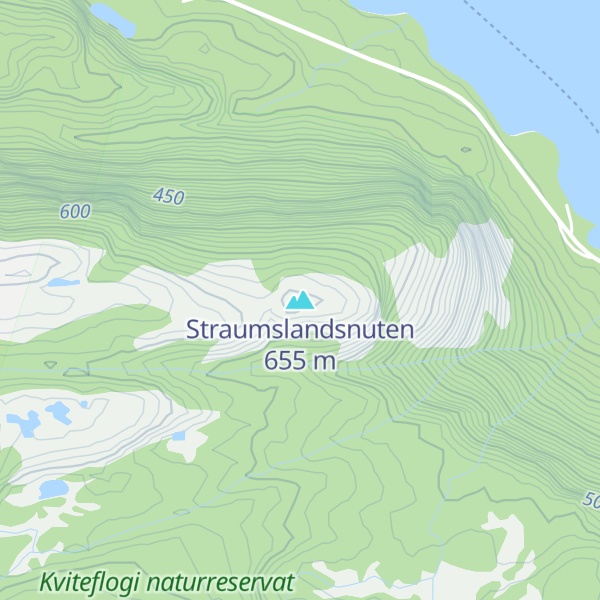 Map of Straumslandsnuten