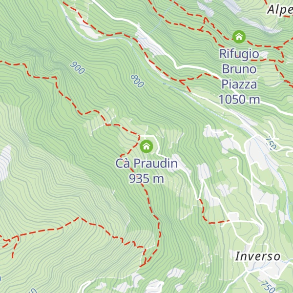Map of Cà Praudin