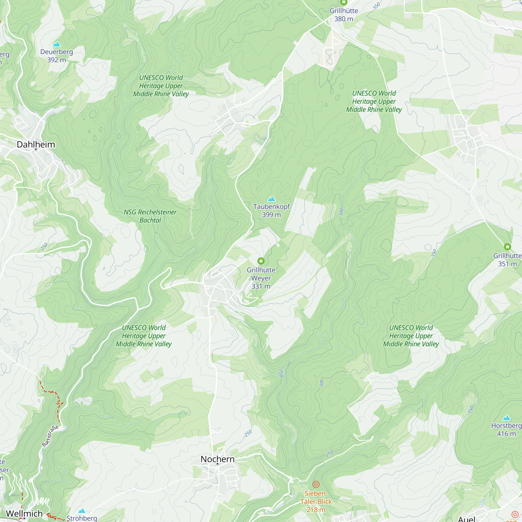 Grillhütte Weyer map