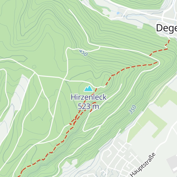 Map of Hirzenleck