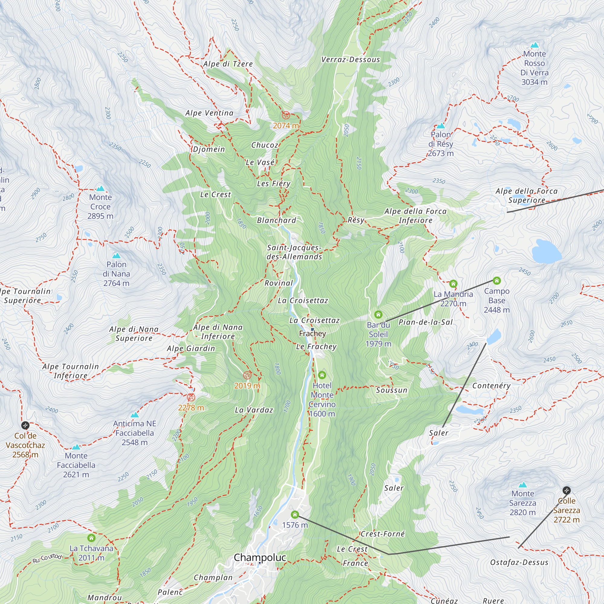 Rifugio Cai Città di Casale Monferrato map