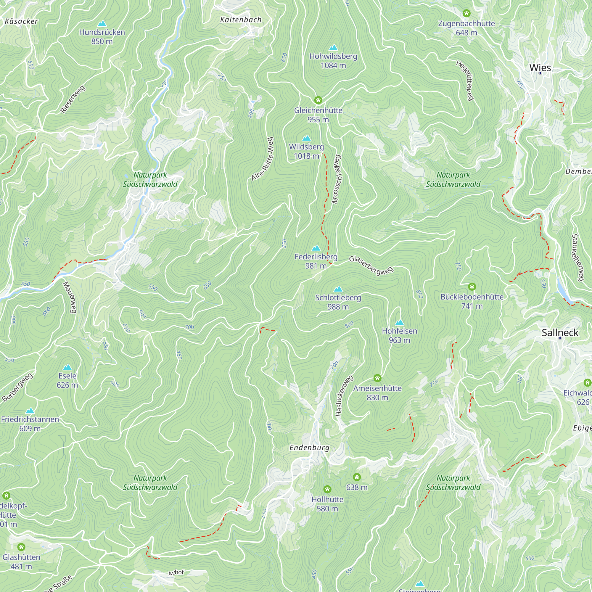 Wasenhütte map