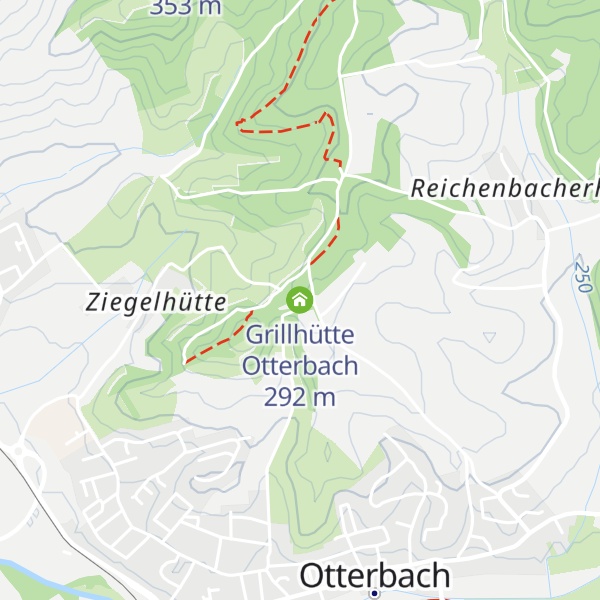 Map of Grillhütte Otterbach