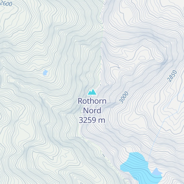 Map of Rothorn Nord