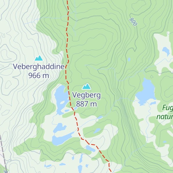 Map of Vegberg