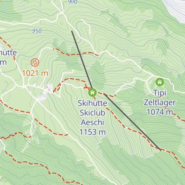 Map of Skihütte Skiclub Aeschi