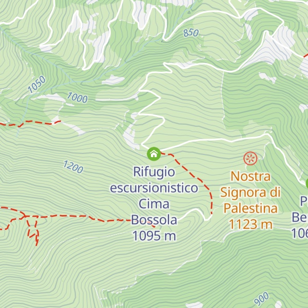 Map of Rifugio escursionistico Cima Bossola