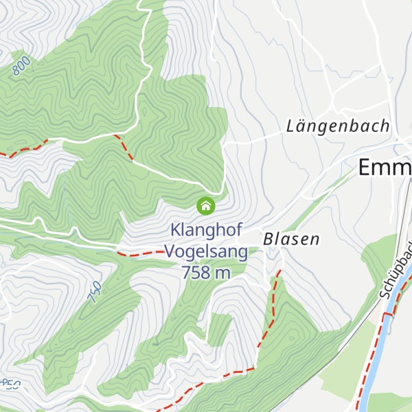 Map of Klanghof Vogelsang