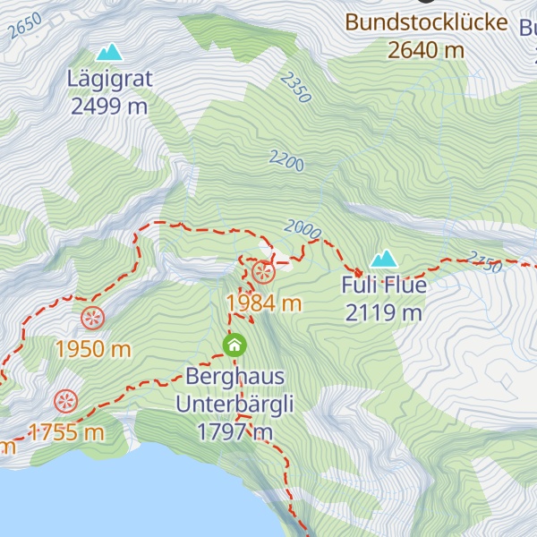 Map of Oberbärgli