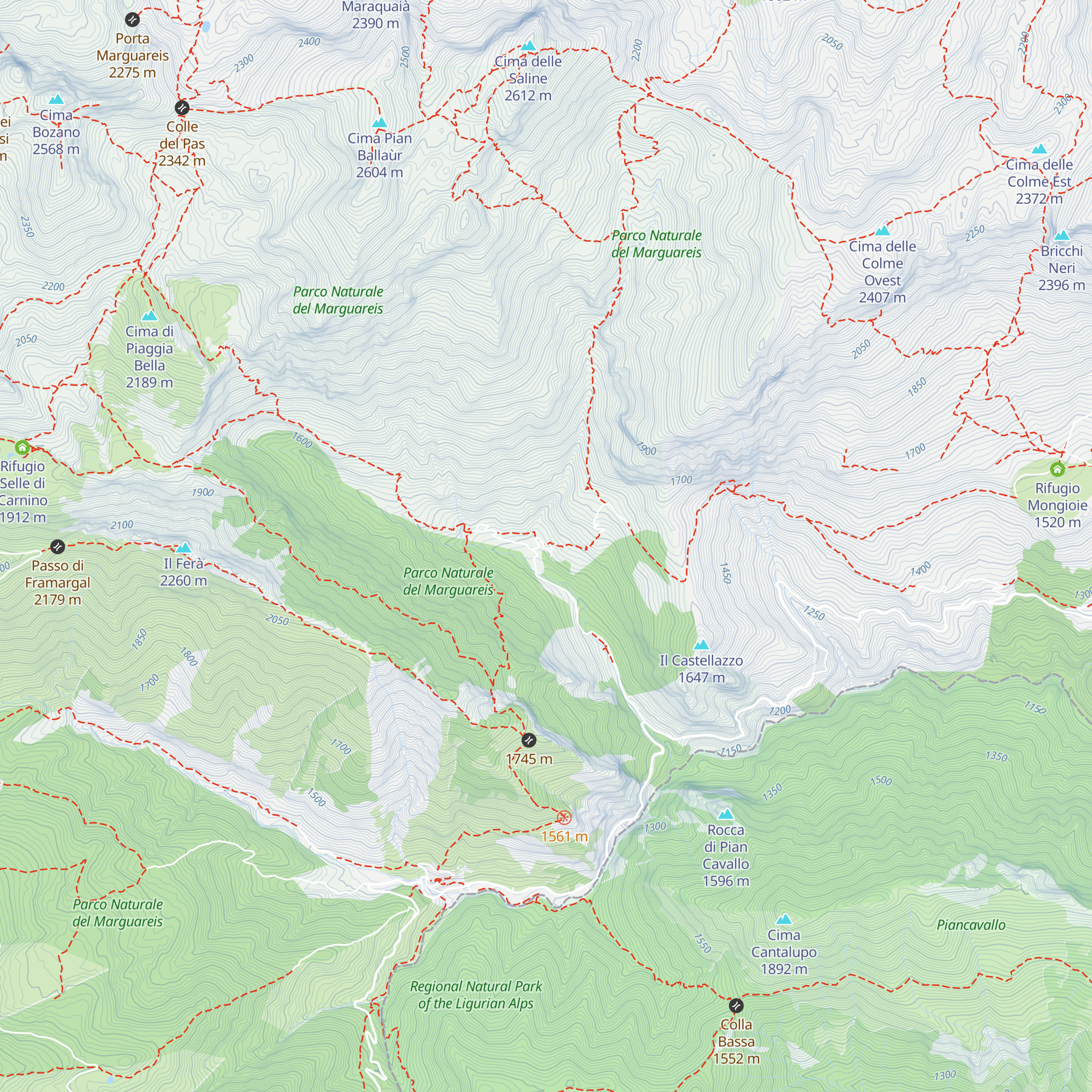 Foresteria di Carnino map