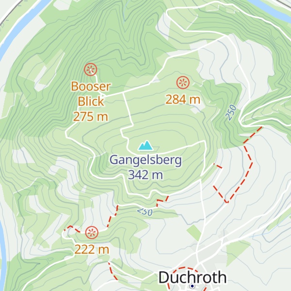 Map of Gangelsberg
