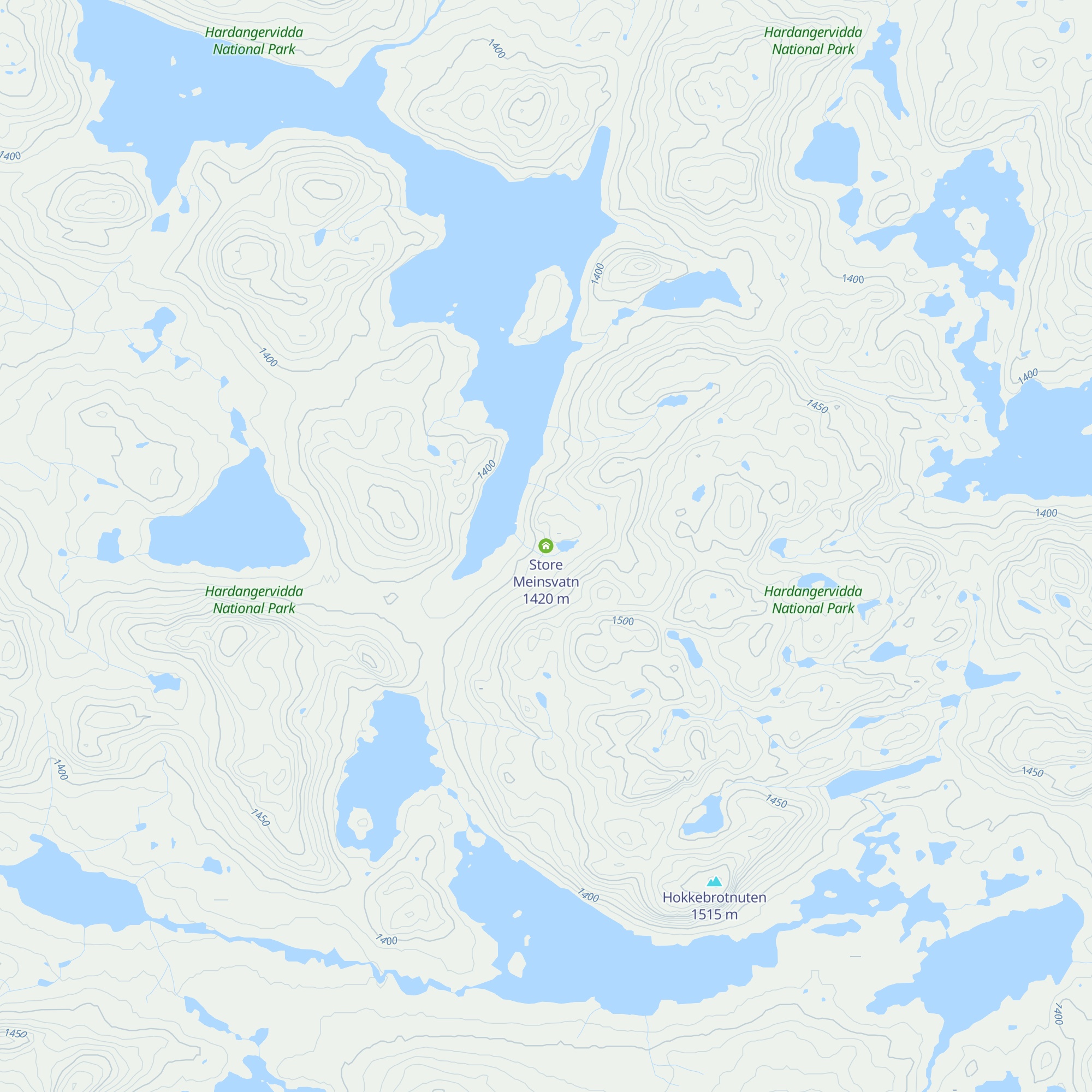 Store Meinsvatn map