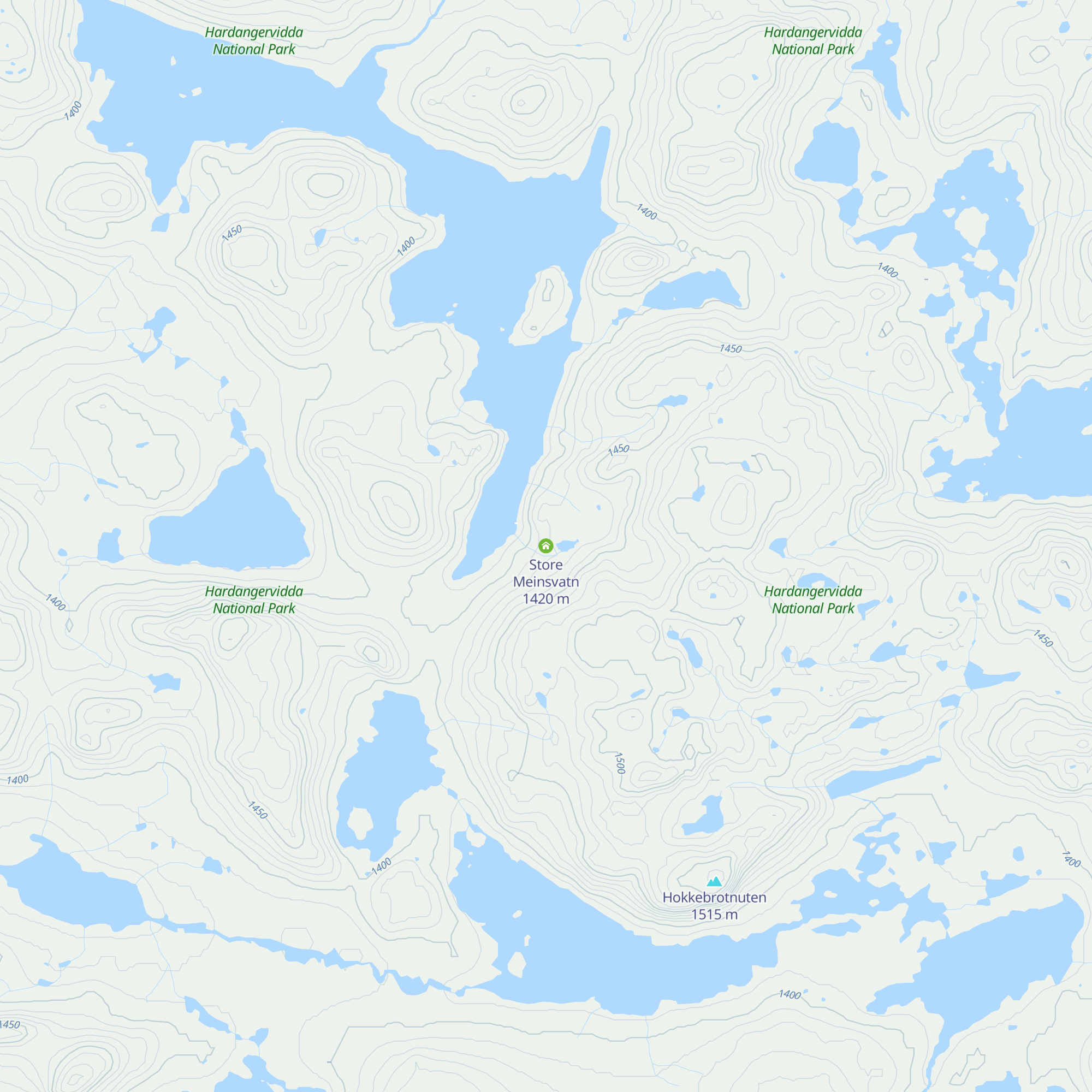 Store Meinsvatn map