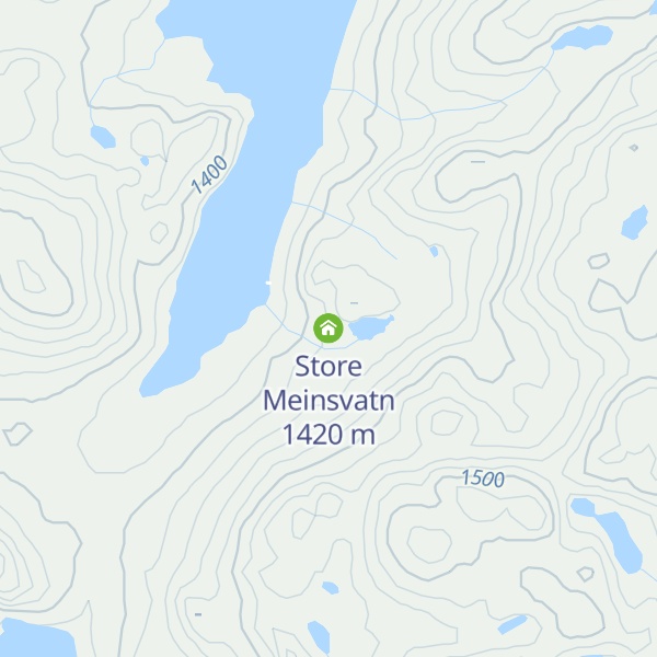 Map of Store Meinsvatn