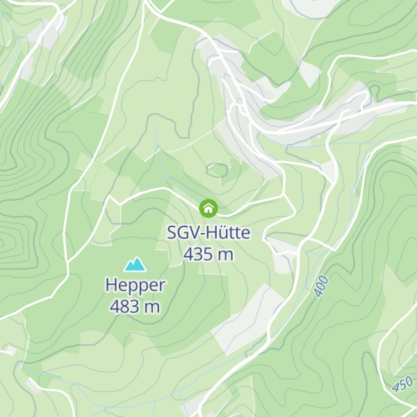 Map of SGV-Hütte