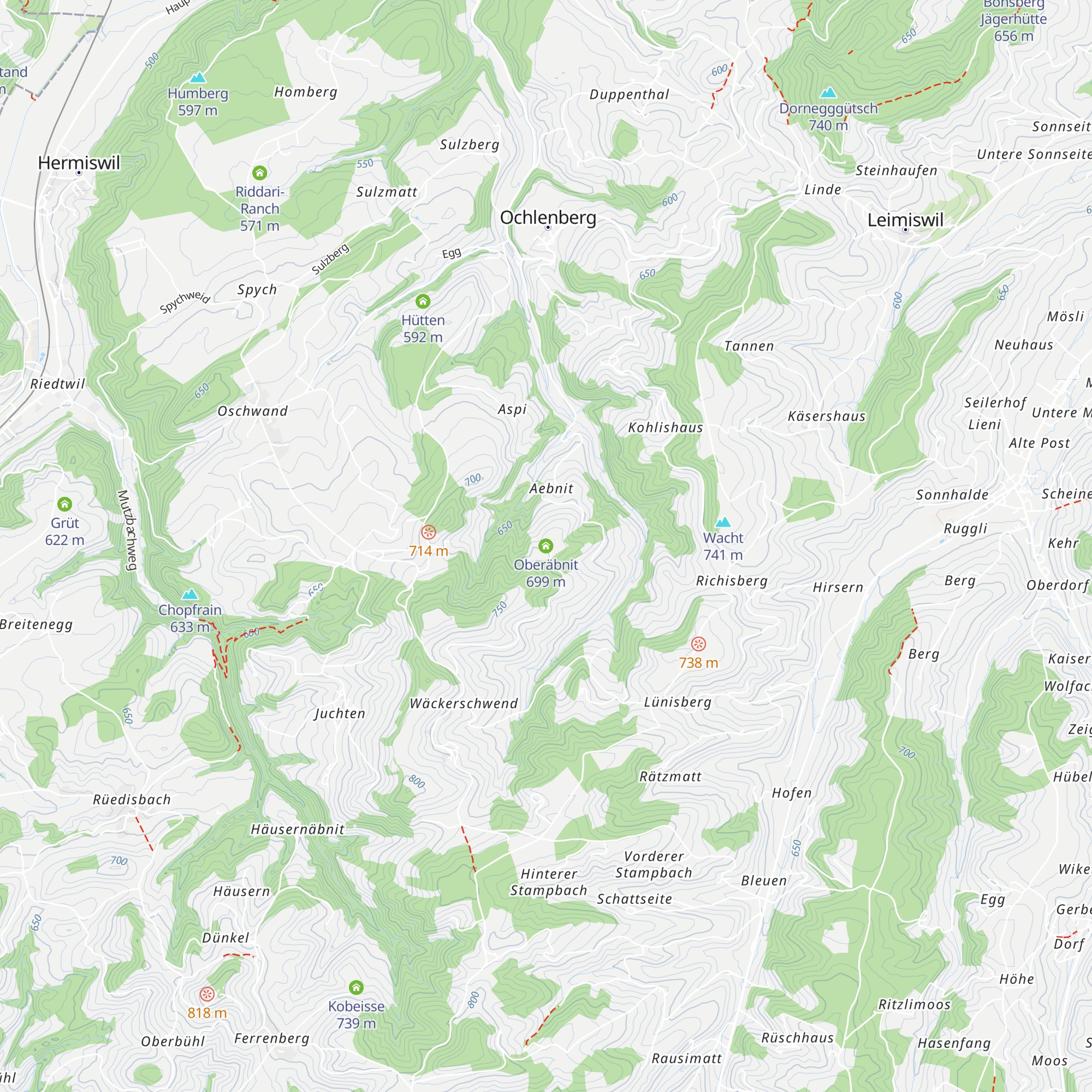 Oberäbnit map