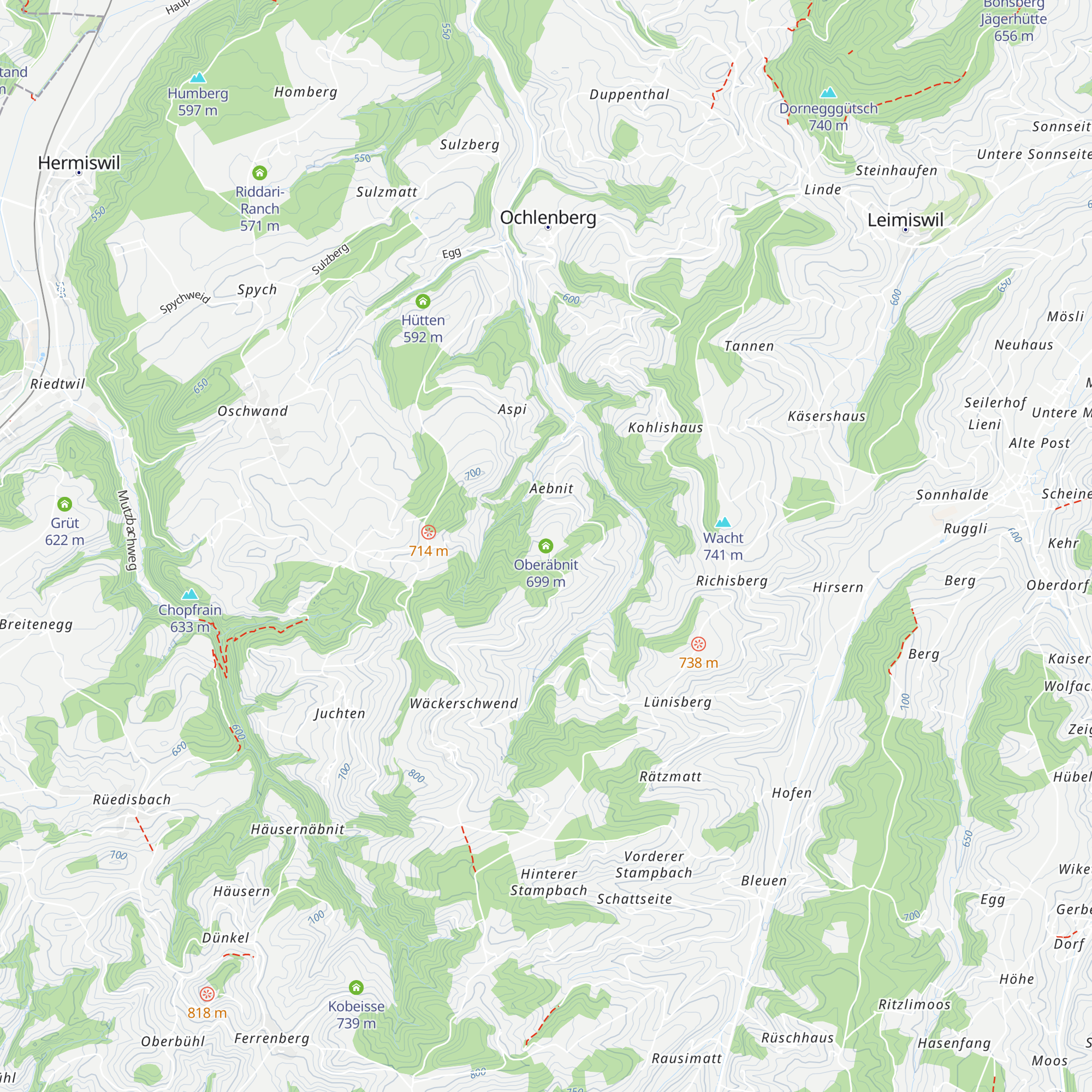 Oberäbnit map